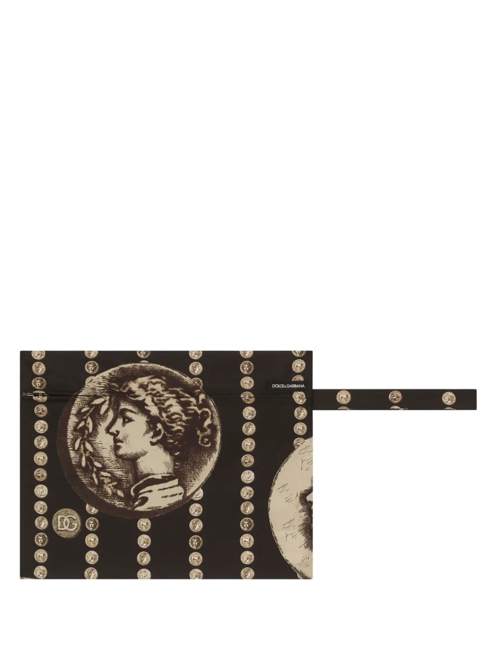 Dolce & Gabbana Maroon Hats Print Beachwear Shorts Swimwear