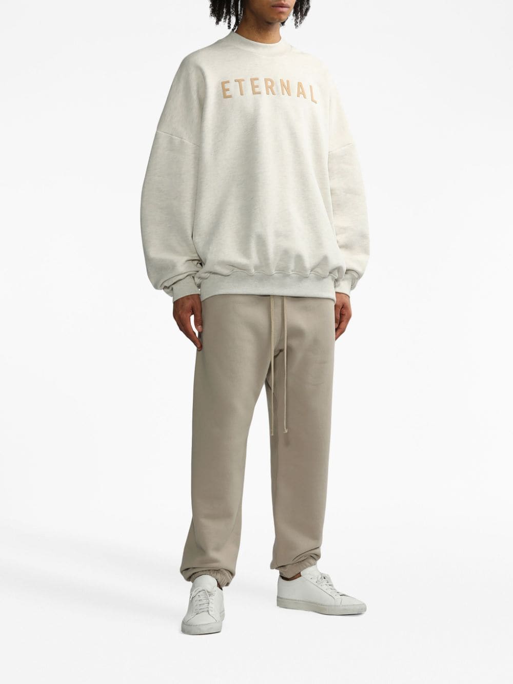 Fear Of God Sweater met logoprint - Beige