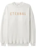 Fear Of God logo-print long-sleeved cotton sweatshirt - Neutrals