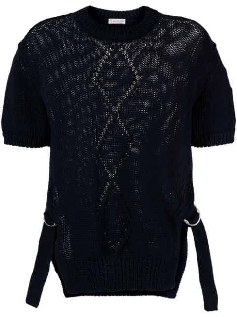 Moncler knitted cotton top