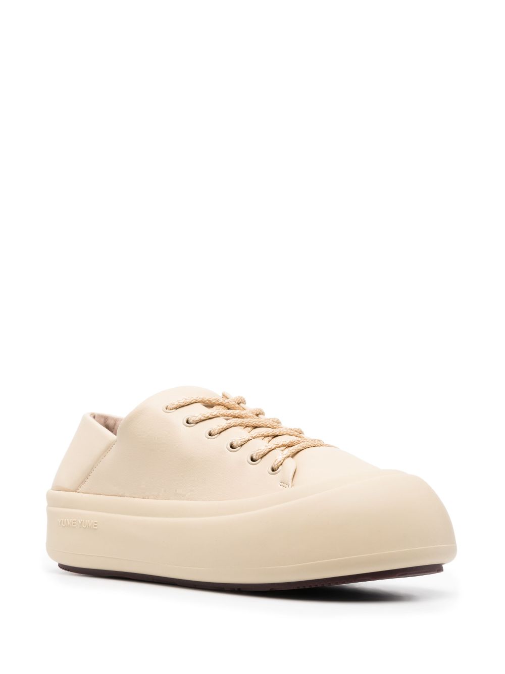 YUME YUME Goofy sneakers met plateauzool - Beige