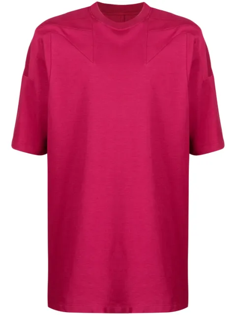 Rick Owens playera manga corta con detalle de costuras