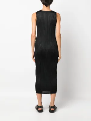 PLEATS PLEASE ISSEY MIYAKE ノースリーブ Pleats Please Issey Miyake プリーツ タンクトップ | グレー