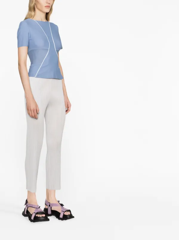 Pleats Please Issey Miyake プリーツ クロップドパンツ