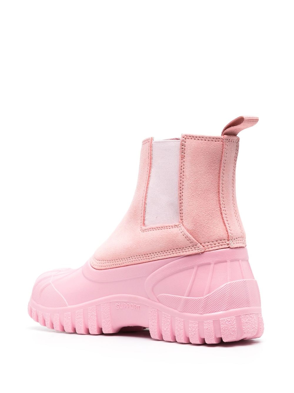 Shop Diemme Panelled Ankle-length Boots In Pink