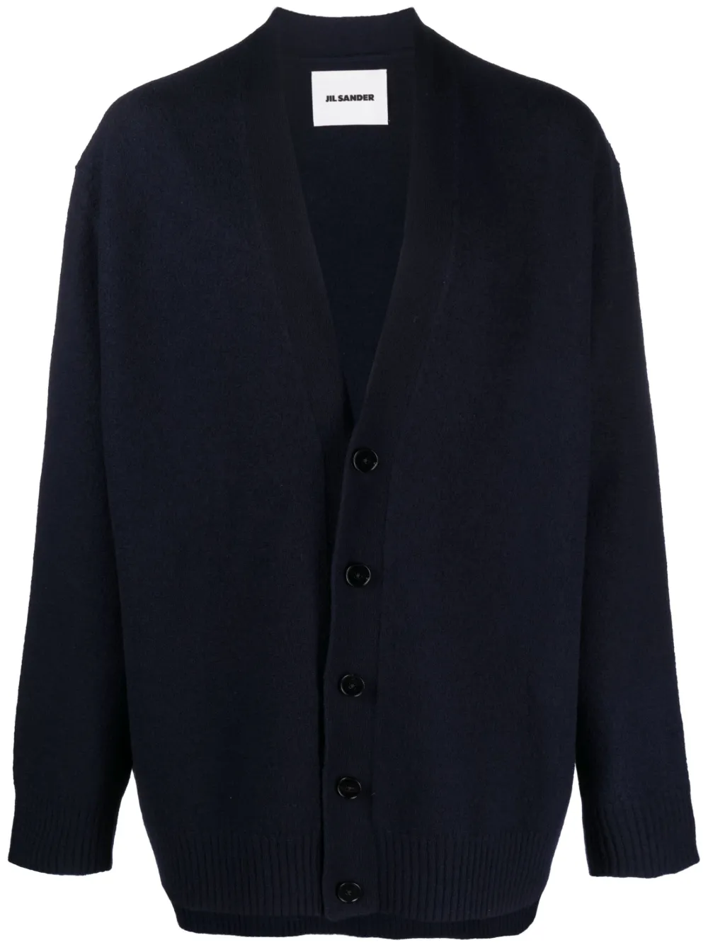 Jil Sander V-neck wool cardigan | Blue | Image 1