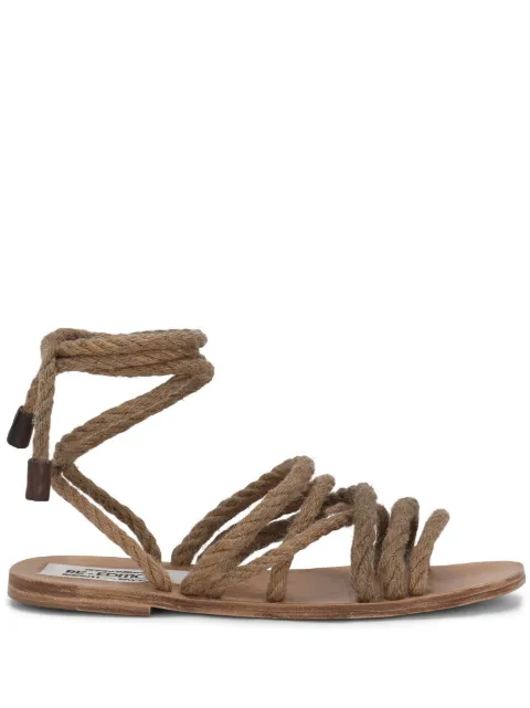 Dolce & Gabbana tie-fastening rope sandals