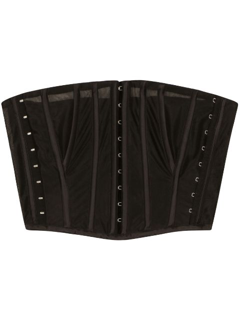 Dolce & Gabbana bonded-seam semi-sheer corset