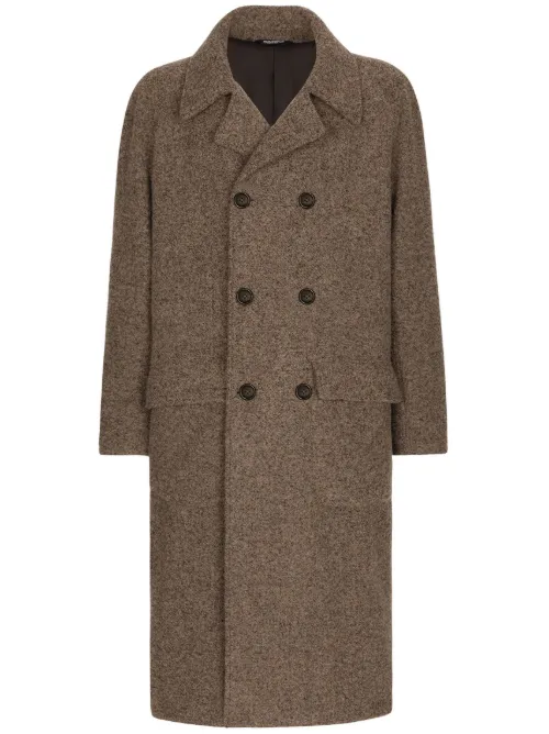 Manteau à boutonnière croisée - Dolce & Gabbana - Modalova
