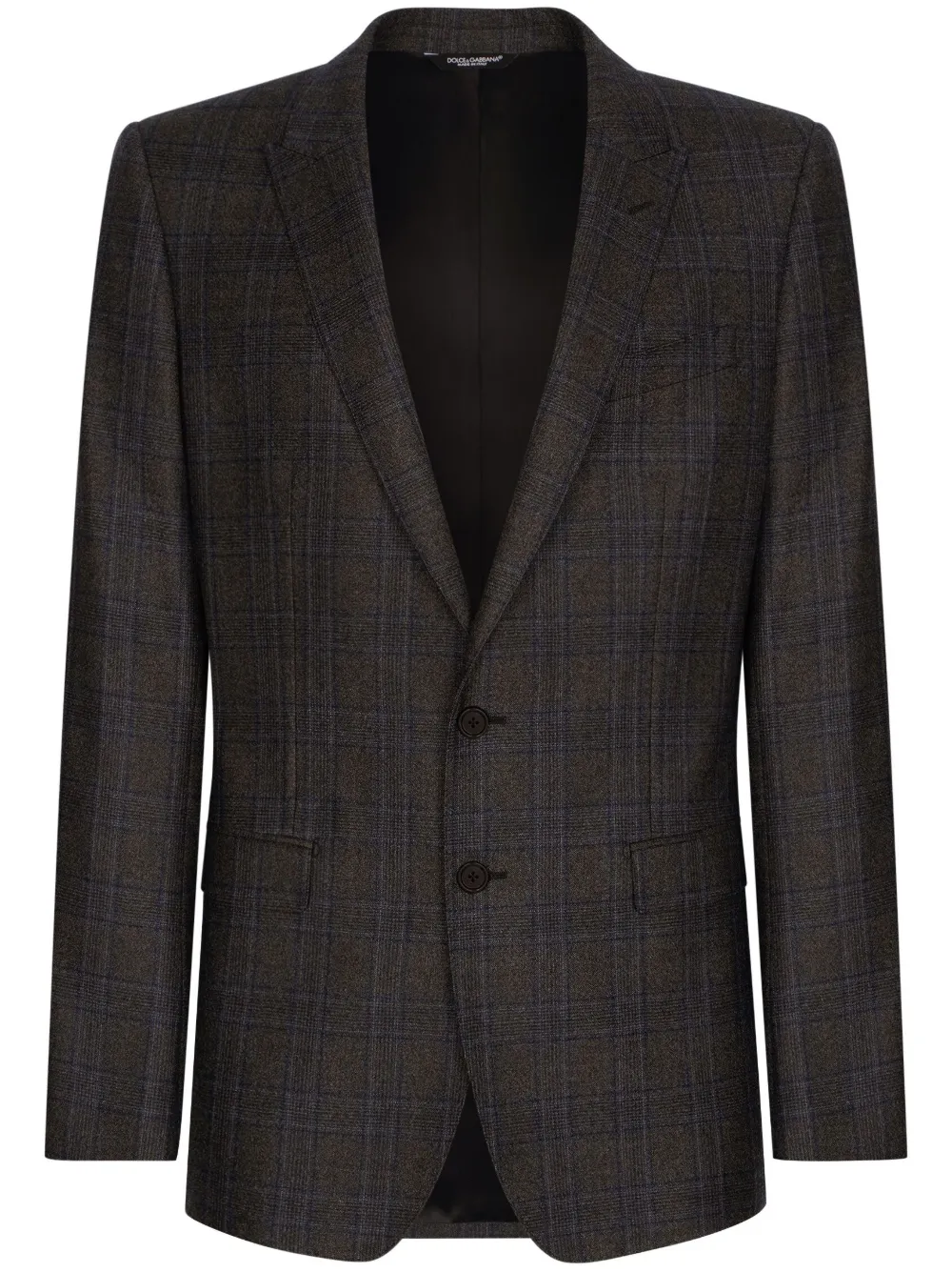 Image 1 of Dolce & Gabbana Prince of Wales check pattern blazer