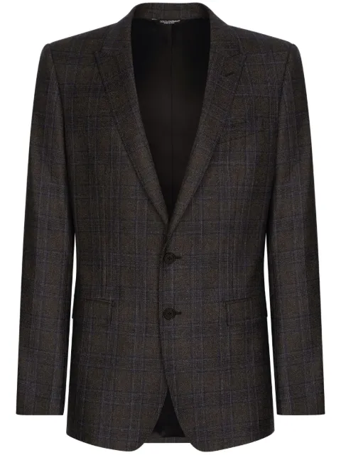 Dolce & Gabbana blazer con motivo de cuadros príncipe de Gales