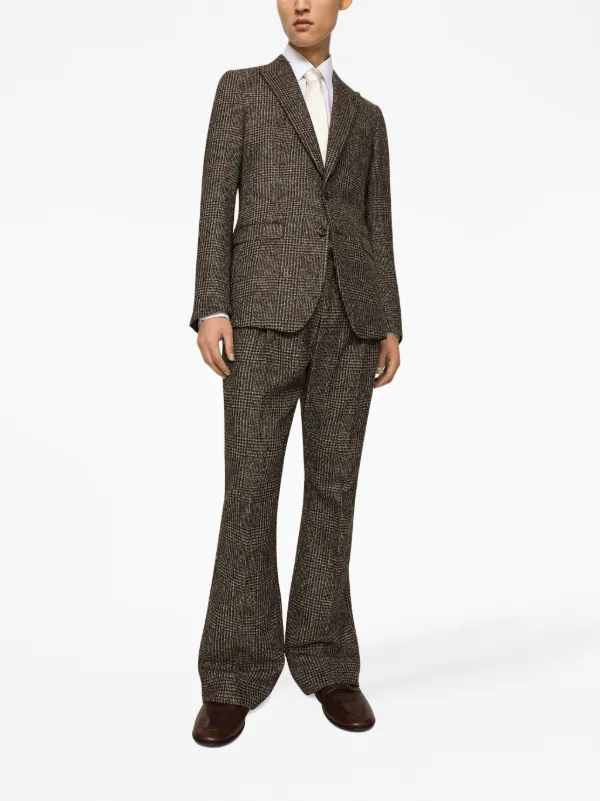 【送料&関税込】Dolce & Gabbana Prince Of Wales Blazer Dolce & Gabbana Prince Of Wales single-breasted Blazer
