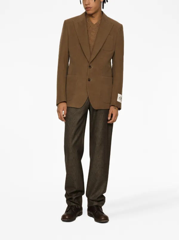 Dolce & Gabbana single-breasted Suit Jacket | Neutrals | FARFETCH AO