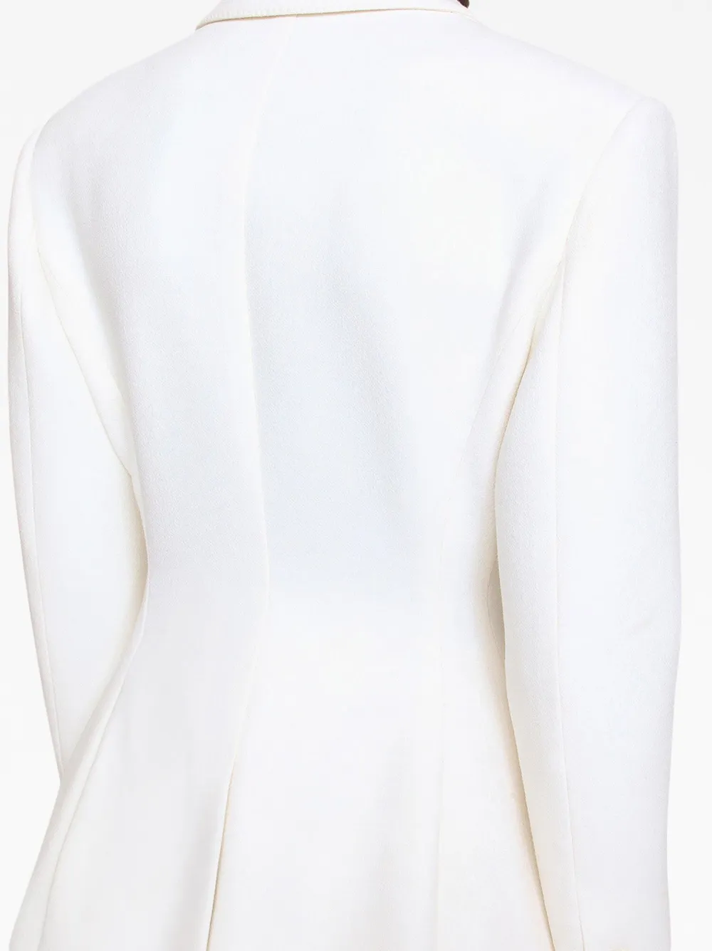 Dolce & Gabbana Double-breasted Stretch Wool Crepe Dolce-fit Jacket In White