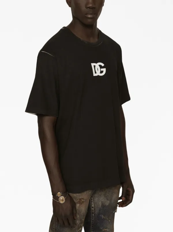 Dolce & Gabbana logo-print short-sleeve T-shirt | Black