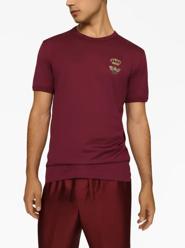 Dolce & Gabbana エンブロイダリー Tシャツ | レッド | FARFETCH JP
