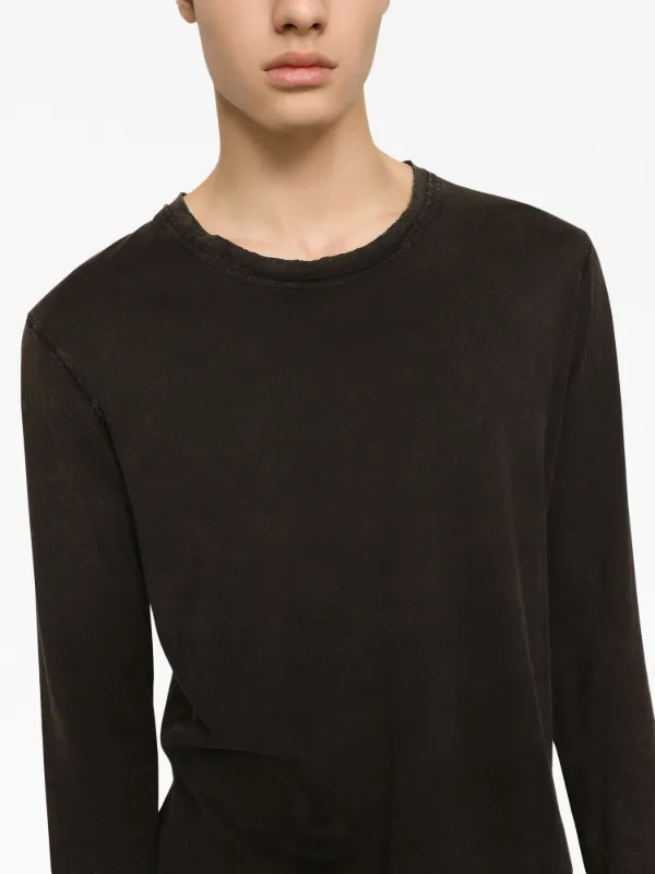 【売れ筋】DOLCE&GABBANA クルーネックスウェットシャツ Dolce & Gabbana クルーネック スウェットシャツ | ブラック