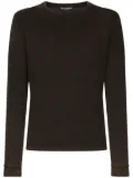 Dolce & Gabbana crew-neck cotton sweatshirt - Black