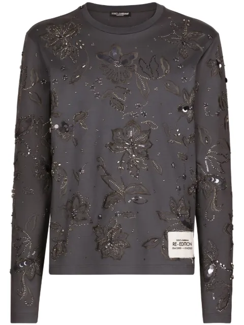 Dolce & Gabbana sudadera bordada