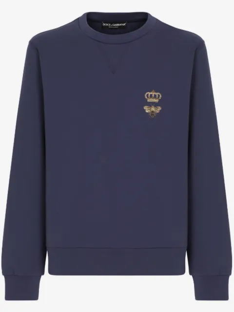 Dolce & Gabbana sweatshirt med bi-broderi