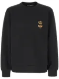 Dolce & Gabbana motif-embroidered jersey sweatshirt - Black