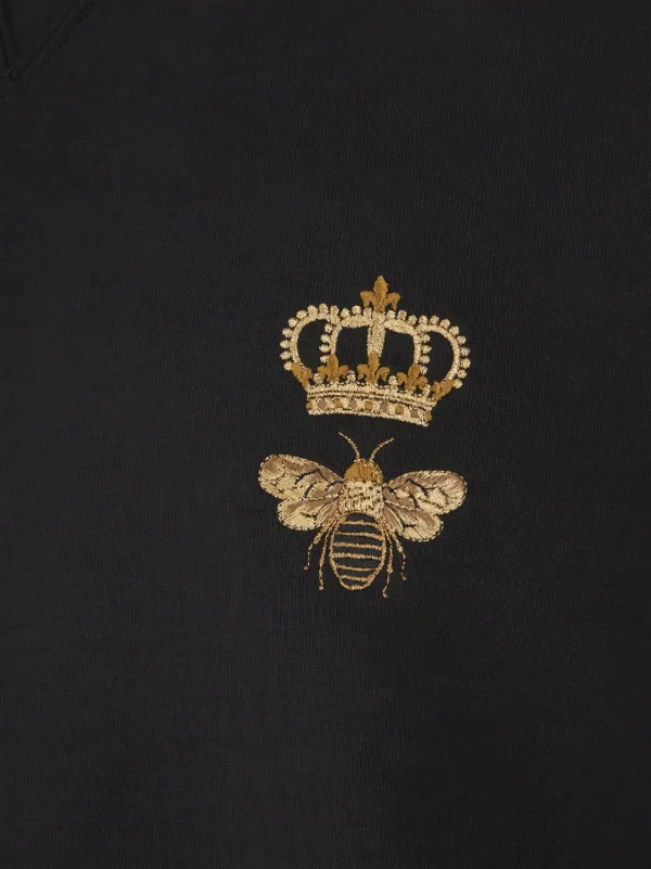 Dolce & Gabban スウェットシャツ DGエンブロイダリー Dolce & Gabbana エンブロイダリー スウェットシャツ | ブラック