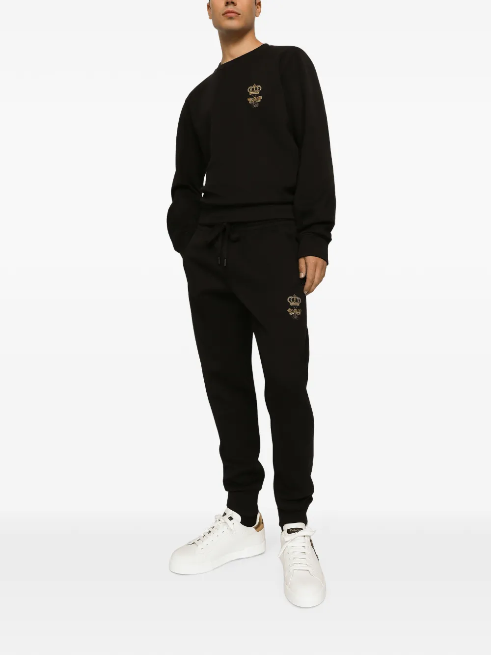 Dolce & Gabbana Sweater met patroon - Zwart