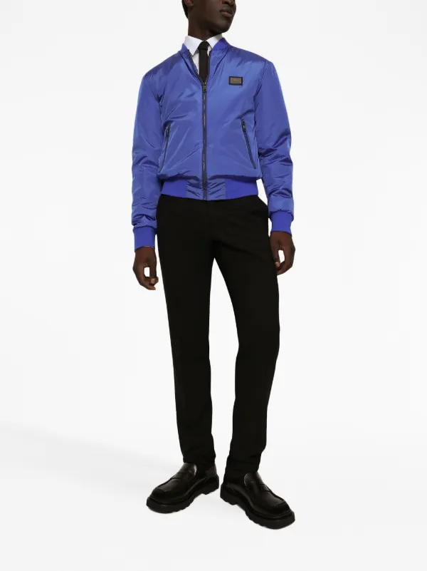 Dolce & Gabbana Chaqueta De Chándal Con Logo | Azul | FARFETCH ES