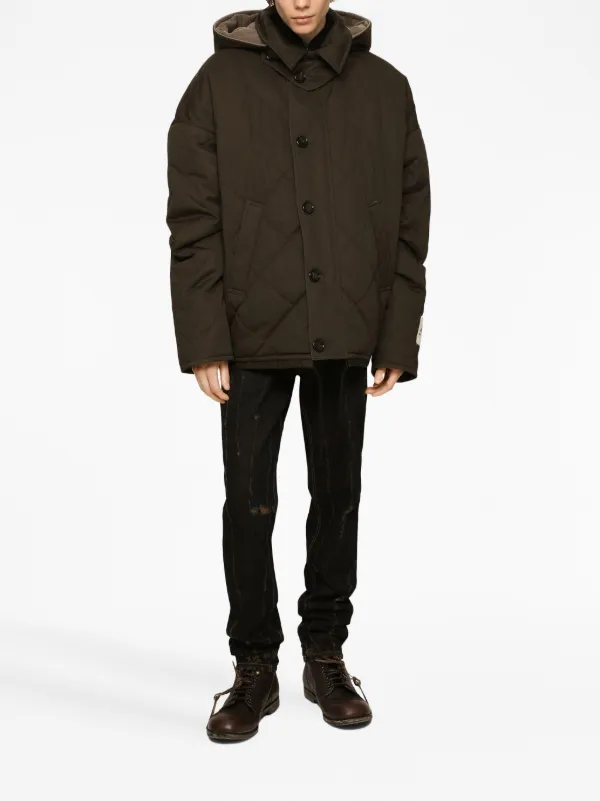 Dolce & Gabbana パデッドジャケット | ブラウン | FARFETCH JP