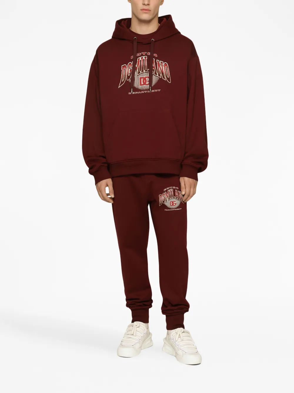 Dolce & Gabbana Hoodie met logoprint - Zwart
