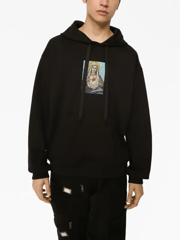 Dolce & Gabbana グラフィック パーカー | ブラック | FARFETCH JP