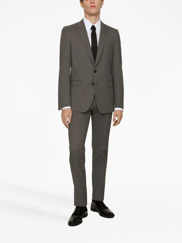 Dolce & Gabbana single-breasted Suit | Grey | FARFETCH