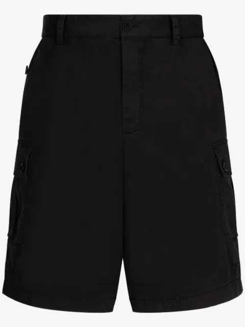 Dolce & Gabbana logo-plaque cargo shorts