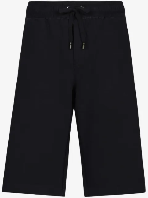 Dolce & Gabbana logo-tag track shorts