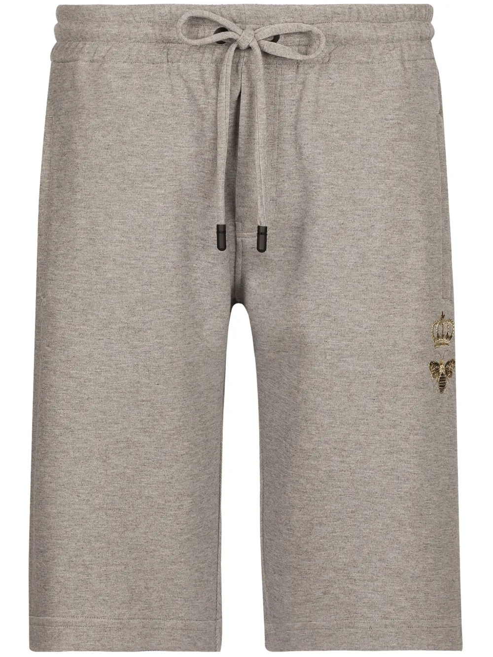 Dolce & Gabbana Jersey Jogging Shorts In Grau
