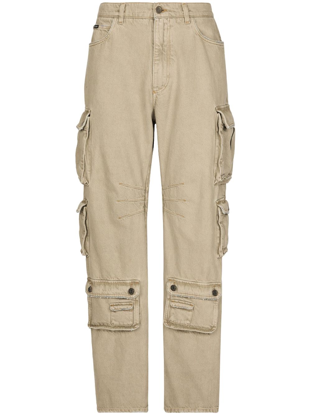 wide-leg cargo trousers