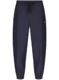 Dolce & Gabbana logo-plaque drawstring track pants - Blue
