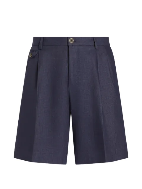 Dolce & Gabbana above-knee linen tailored shorts 