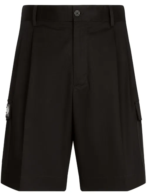 Short cargo à plaque logo - Dolce & Gabbana - Modalova
