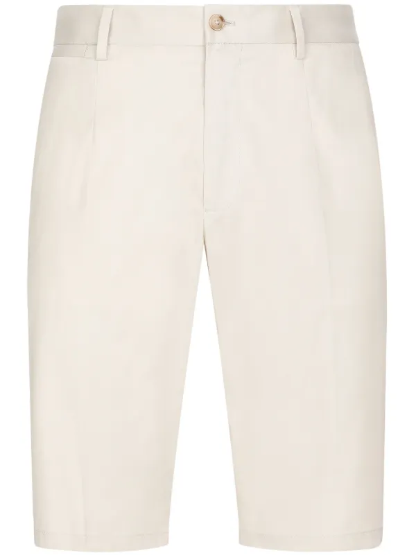 Dolce & Gabbana stretch-cottion Bermuda Shorts | Neutrals Dolce & Gabbana stretch-cottion Bermuda Shorts | Neutrals