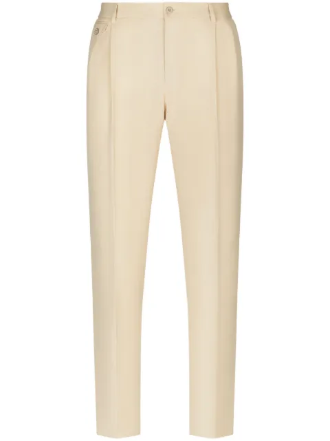Dolce & Gabbana pressed-crease tailored trousers