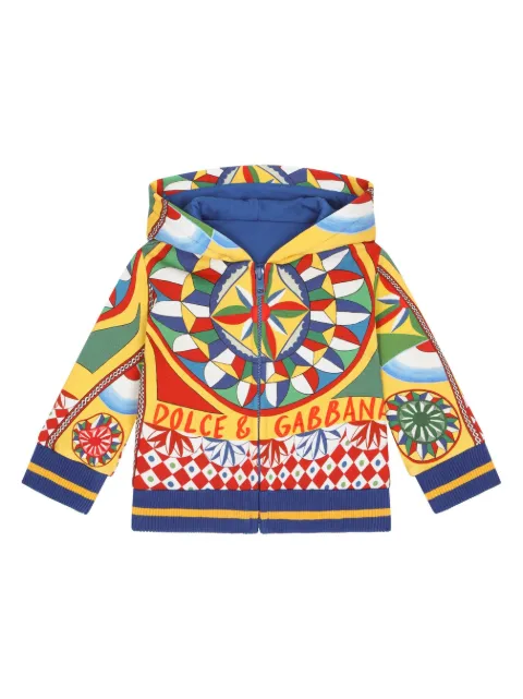 Dolce & Gabbana Kids hoodie con estampado gráfico
