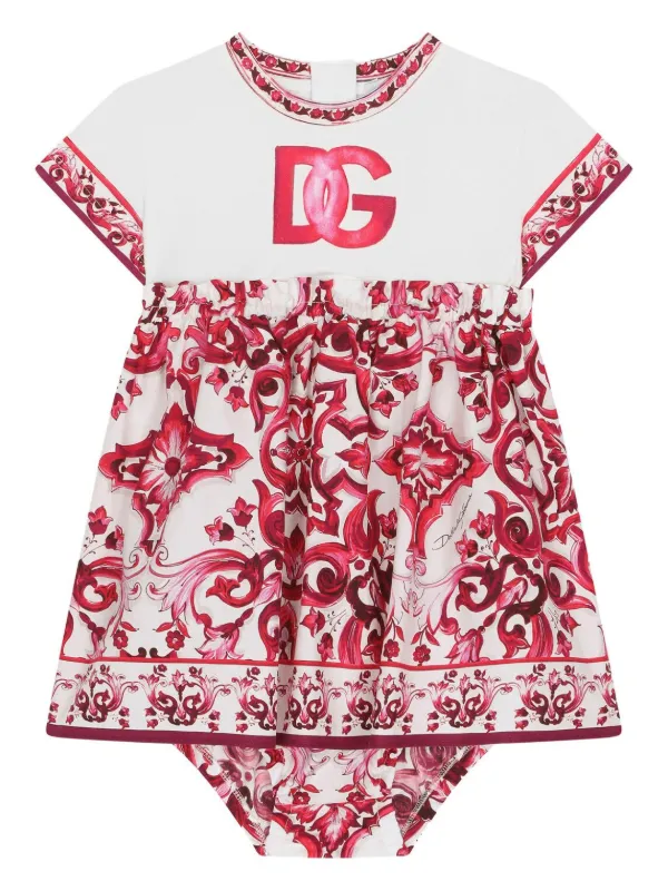 Dolce & Gabbana Kids マジョリカ ワンピース - Farfetch