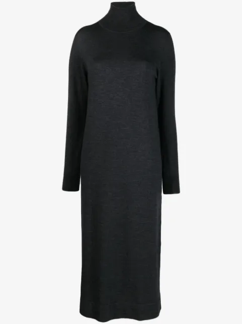 P.A.R.O.S.H. roll-neck long-sleeved dress