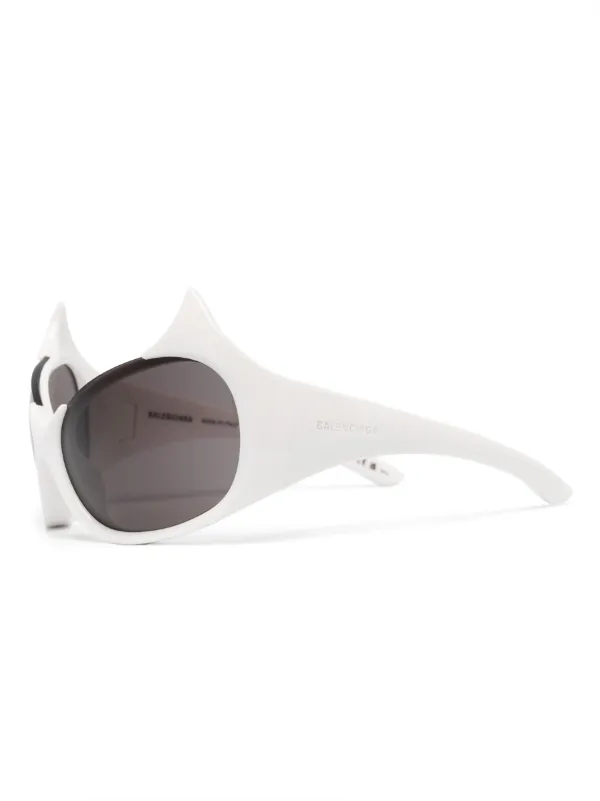 Balenciaga Eyewear Gotham キャットアイ サングラス | ホワイト
