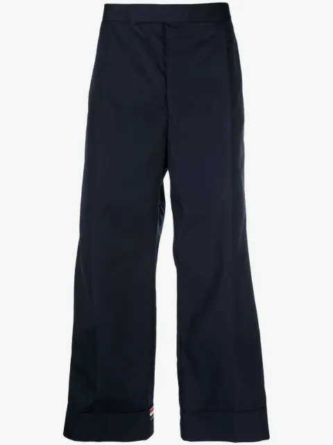 Thom Browne Gerade Hose mit RWB-Streifen