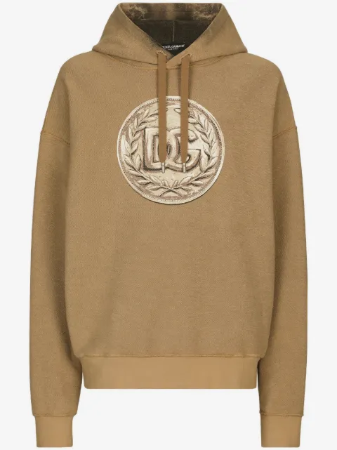 Dolce & Gabbana logo-print long-sleeved hoodie