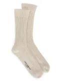 Dolce & Gabbana ribbed ankle socks - Neutrals