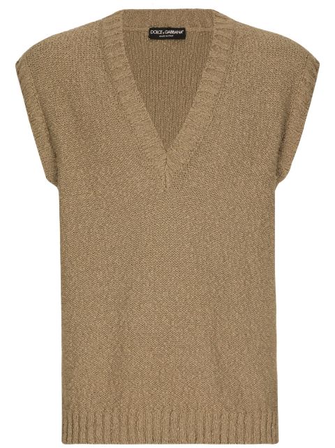 Dolce & Gabbana - V-neck knitted vest