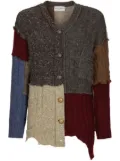 Dolce & Gabbana patchwork distressed cardigan - Neutrals